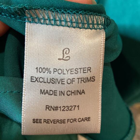 Justify emerald green slip dress nwt - Picture 7 of 8